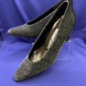Margaret Jerrold Pump Pewter Block Heel Size 6M.  Original Tags.